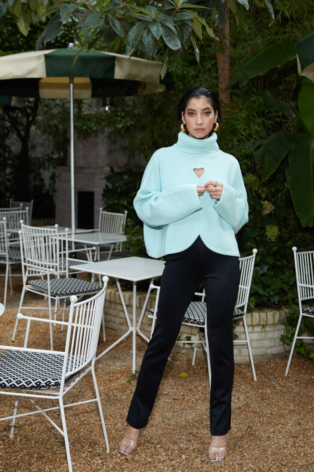 Pantalon taille haute ultra stretch - noir