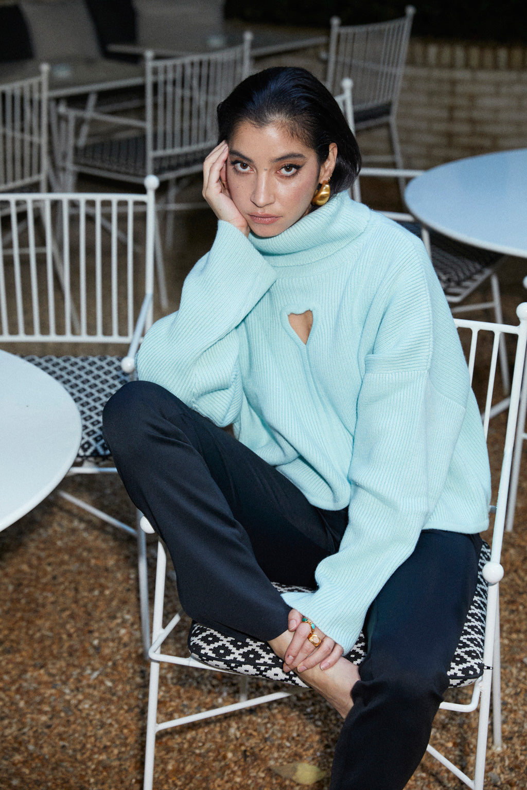 Pantalon taille haute ultra stretch - noir